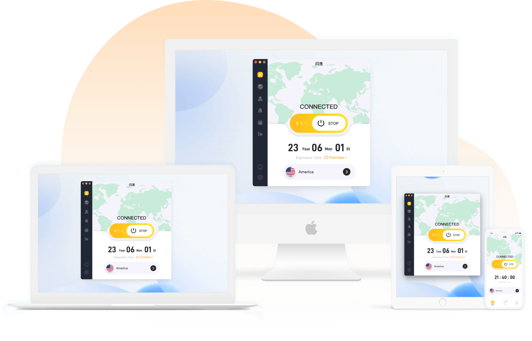 Log in with multiple devices